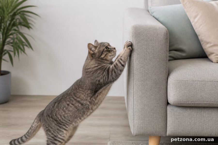 Як відучити кота дряпати меблі: способи, які реально працюють